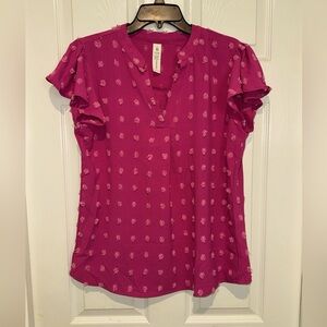Women’s B pink blouse. Size L